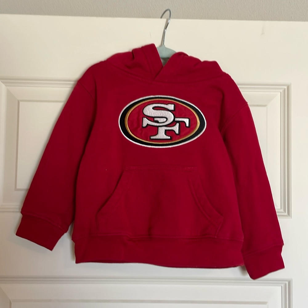 49ers hooded sweatshirt, 3T